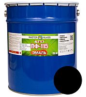 Эмаль ПФ-115 черная, 20 кг, Мастер Класс